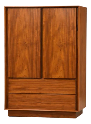 Danish Modern Teak Armoire Dresser