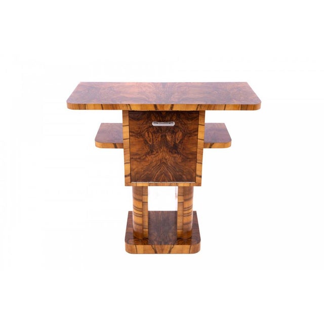 Art Deco Console Table, Poland, 1950s For Sale - Image 4 of 14