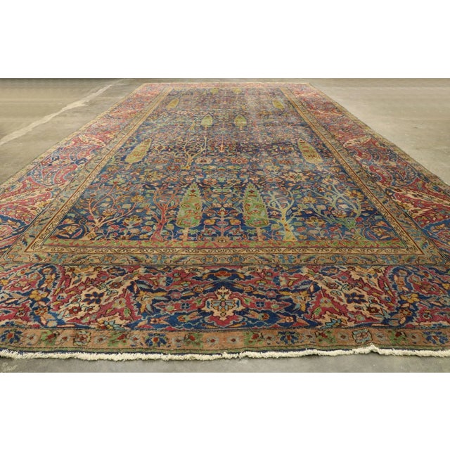 Textile Antique-Worn Turkish Sparta Rug - 08'10 X 17'09 For Sale - Image 7 of 8