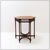 Star-Shaped Hexagonal Pedestal or Side Table in Oak with Trellis Frame For Sale - Image 16 of 16