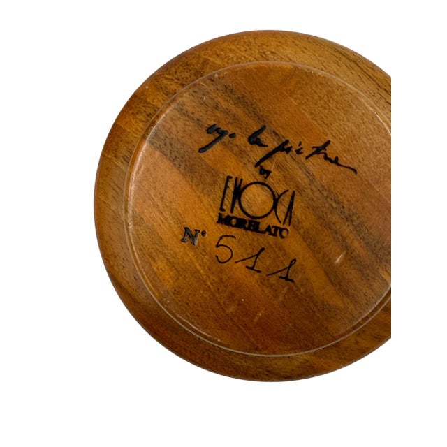 Ugo La Pietra, Lim. Ed. Modern Wood Scent Diffuser & Decorative Box,Evoca by Morelato, Italy 1990s For Sale - Image 9 of 11