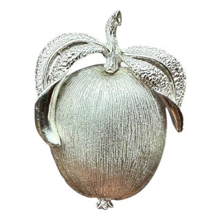 1960s Sarah Coventry Silver Brooch"Adam's Delight" Collection For Sale