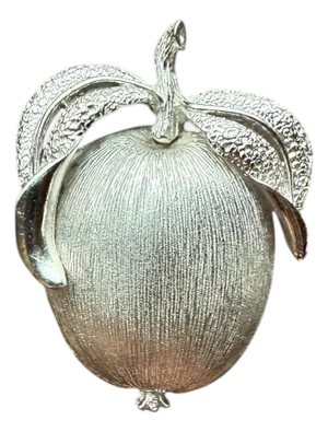 1960s Sarah Coventry Silver Brooch"Adam's Delight" Collection
