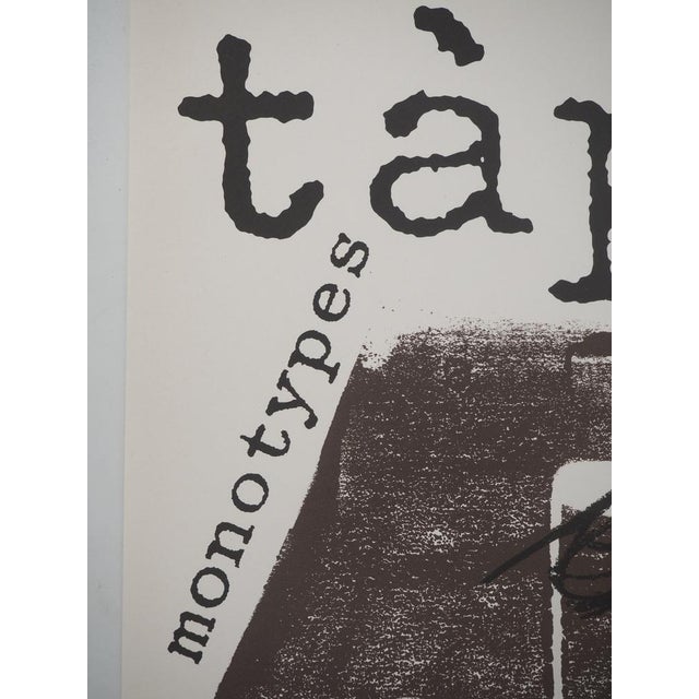 Modern Antoni Tapies, Monotypes, Lithograph For Sale - Image 3 of 8