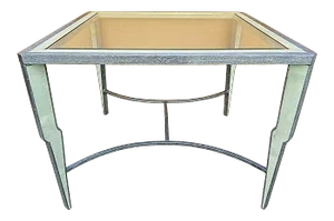 1980's Merle James Edelman for Casa Bique Tessellated Marble Dining Gaming Table