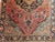 Vintage Persian Sarouk Area Rug, Handwoven Floral Design, Red & Turquoise, 4’ X 5’ For Sale - Image 9 of 12