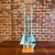 This is a rare Don Drumm candelabra sculpture. It features 11 tall candlestick holders with multiple steel plate triangles...