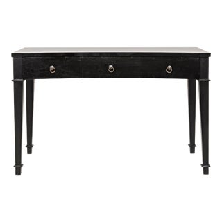 NOIR Curba Desk, Hand Rubbed Black For Sale
