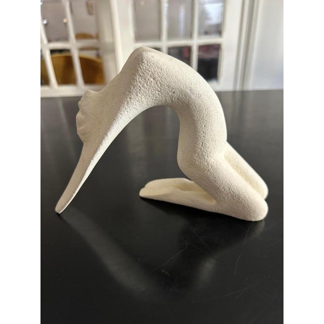 White Stone Sculpture, 1970s For Sale - Image 12 of 13