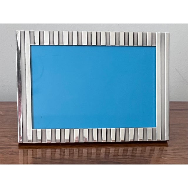 Tiffany & Co. "Atlas" Art Deco Sterling Silver Picture Frame For Sale In New York - Image 6 of 9