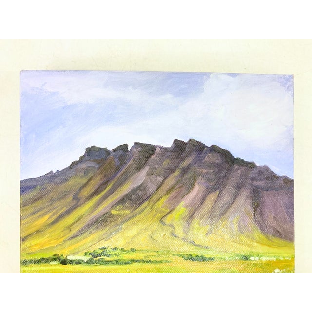 Svetlana Matusa-Lana, Iceland, Esja in Summer, 2011, Oil on Canvas For Sale - Image 10 of 12