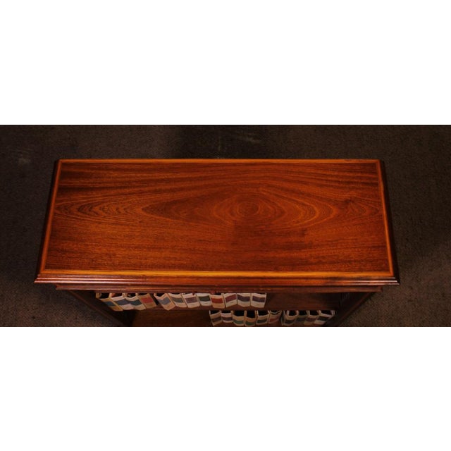 Open Bookcase in Mahogany with Inlays For Sale - Image 12 of 13