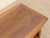 A handsome vintage Lane Furniture “Copenhagen” coffee table with a warm sculptural wood frame, inset glass top, and...