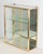 Mid-Century Modern French Art Deco Brass Wall Vitrine For Sale - Image 3 of 9