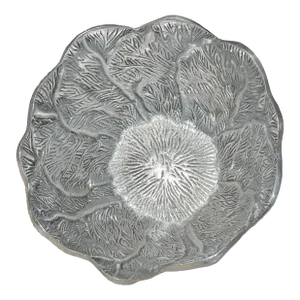 The Wilton Company Large Pewter Cabbage Leaf Bowl