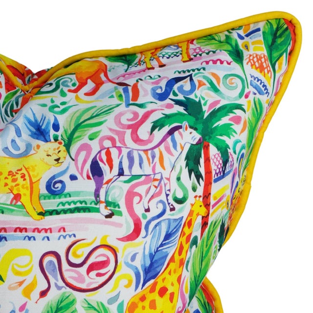 Whimsical, exotic, and bold, our Journey of the Jungle print is rich in colorful characters and foliage in a bright and...