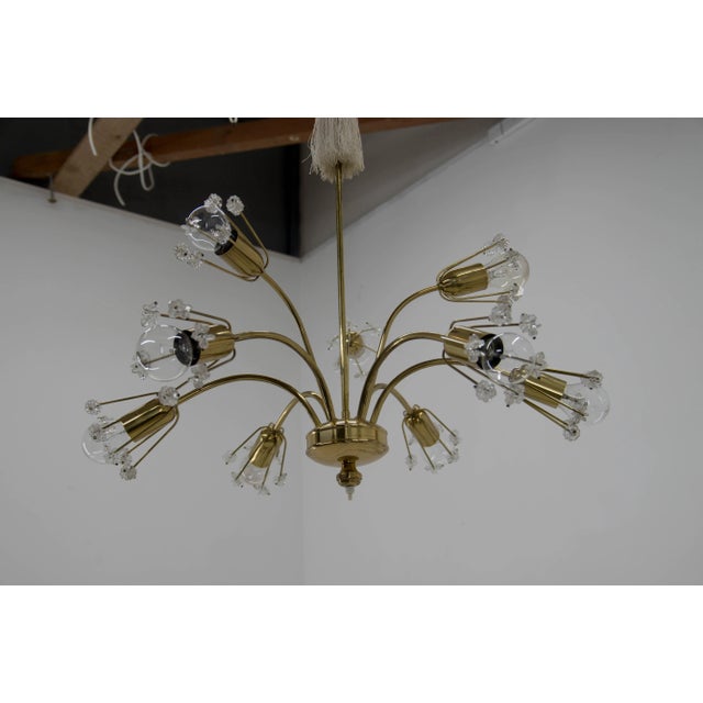 9-Light Chandelier by Emil Stejnar for Rupert Nikoll, Austria, 1950s For Sale - Image 6 of 13