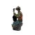 Asian Chinese Porcelain Qing Style Dressing Playing Pipa Lady Figure For Sale - Image 3 of 5