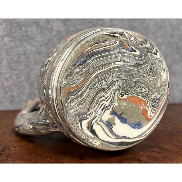 1950s Vintage Earthenware Vase from Roanne, 1950 For Sale - Image 5 of 7