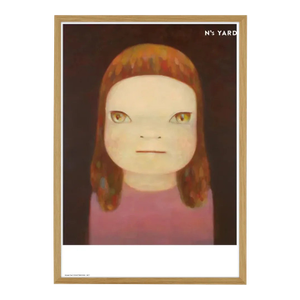 Yoshitomo Nara, Midnight Truth, 2021 - Oak Frame