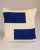 2020s Contemporary Casa Cubista Navy Blue Maze Pillow For Sale - Image 5 of 5