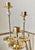 Late 20th-Century Hollywood Regency-Style Brass & Crystal Graduated Candlestick Trio, Hong Kong For Sale - Image 13 of 16