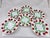 For your consideration are these 6 Richard Ginori Bread and Butter plates in their Cherries pattern. They were crafted in...