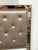 Eastern King Size Z Gallerie Ava Mirrored Tufted Bed For Sale - Image 4 of 12