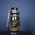 Metal Vintage Rustic Industrial Kerosene Lantern With Green Glass Globe For Sale - Image 7 of 9