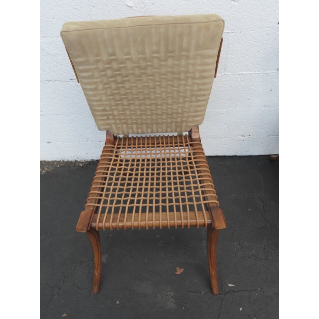 Kreiss Klismos Mid Century Modern Dining Chairs Solid Wood Set of Five 6439a For Sale In Miami - Image 6 of 18