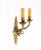 Traditional Empire Style Brass Wall Light, 1930s, Set of 2 For Sale - Image 3 of 6