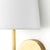 Regina Andrew Toni Steel Sconce, Brass For Sale - Image 4 of 7