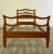 Vintage Early American Country Style Twin Size Maple Ladderback Bed For Sale - Image 10 of 10