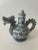 Vintage Chinese Blue & White Porcelain Dragon Tea Pot For Sale - Image 10 of 11