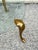 Brass 1970s Brass Glit Side Table in the Style of p.e. Guerin For Sale - Image 8 of 8