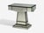 Mid-Century Modern Style, Painted Wood, Distressed Glass, Mirrored Nightstands For Sale - Image 4 of 14