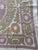 Mid-Century Modern Neutral Tan Tashkent Suzani Wall Tapestry 4'5'' X 4'10'' For Sale - Image 3 of 18
