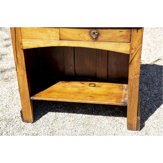 Wood Antique French Fruitwood Washstand For Sale - Image 7 of 11
