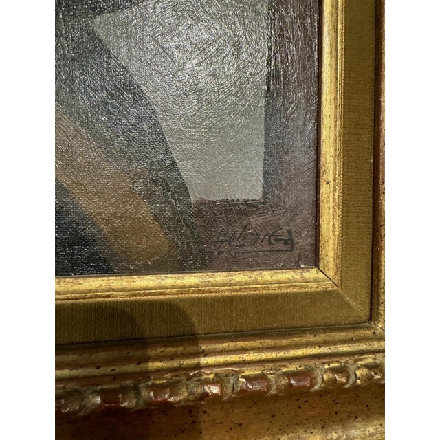 José Herrera, Cubist Portrait, 1970s For Sale - Image 4 of 5