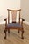 Wood Baker Furniture Georgian Style Pair of Mahogany Armchairs For Sale - Image 7 of 12