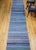 American Antique American Amish Rag Runner, Handwoven Wool & Cotton, Stripe Pattern, 3x26 For Sale - Image 3 of 18