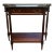 French 19th Century Louis XVI Mahogany Carrara Marble Top Console Desserte For Sale