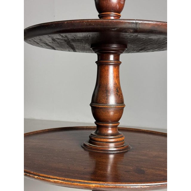 Antique English Tripod Etagère For Sale - Image 9 of 18