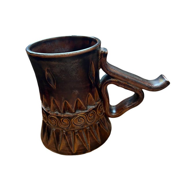 Glass Pitcher Set by H. and M. Bessone, Set of 7 For Sale - Image 9 of 11