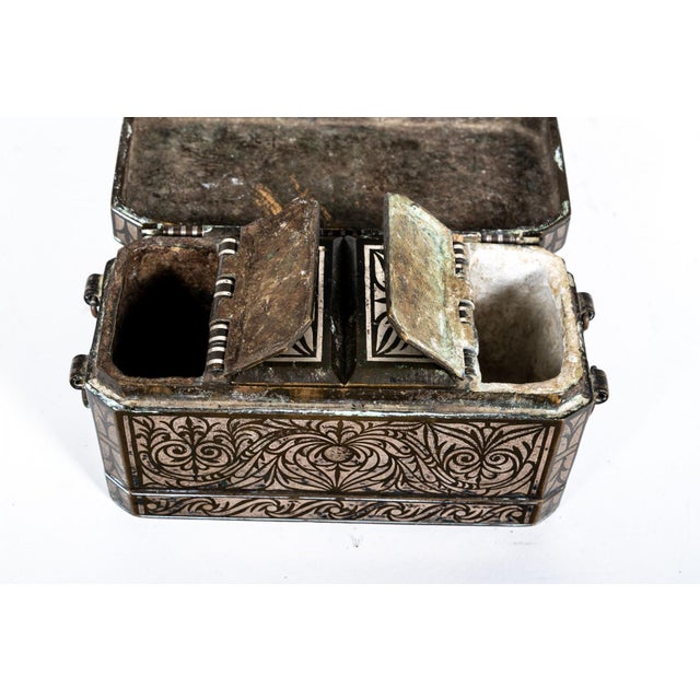 19th Century Silvered Bronze Betel Nut Box For Sale In New York - Image 6 of 6