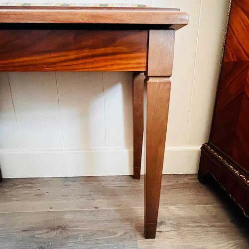 Vintage Gold Wooden Bench For Sale - Image 6 of 10