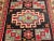 Vintage Persian Kurdish Area Rug, Handwoven Geometric Pattern, Navy & Tan, 3’ X 5’ For Sale - Image 9 of 12