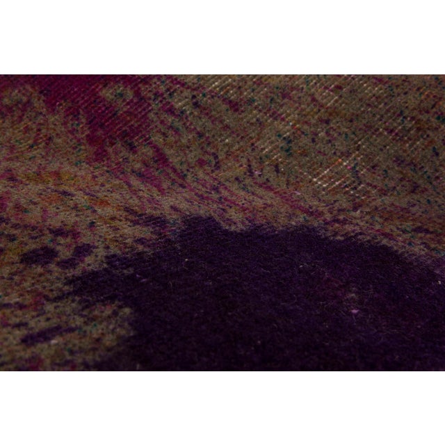 Gray Abstract Modern “Daliesque” Wool Rug by Doris Leslie Blau For Sale - Image 8 of 9