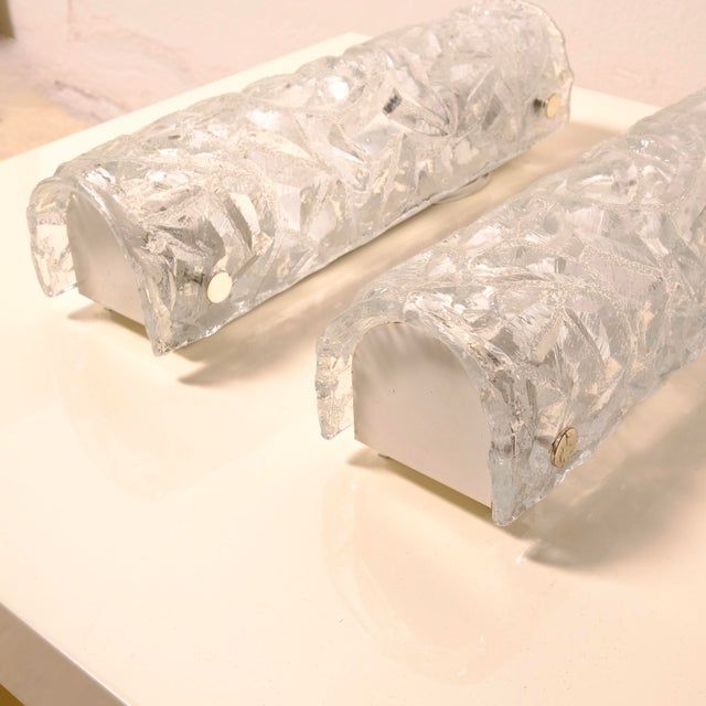 Vintage Glass Wall Sconces from Kaiser Leuchten, 1960s, Set of 2 For Sale - Image 4 of 18