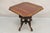 Mid 19th Century Antique Eastlake Victorian Leather Top Walnut Dropleaf Parlor Game Table For Sale - Image 5 of 12